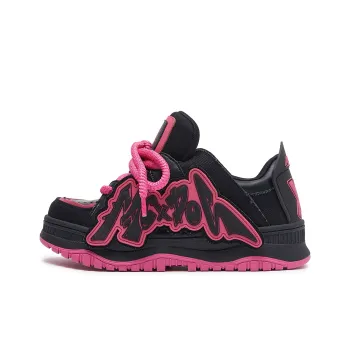 MC DOS Anti Slip And Wear Resistant Height Increasing Low Top Skateboard Shoes Women's Rose Red