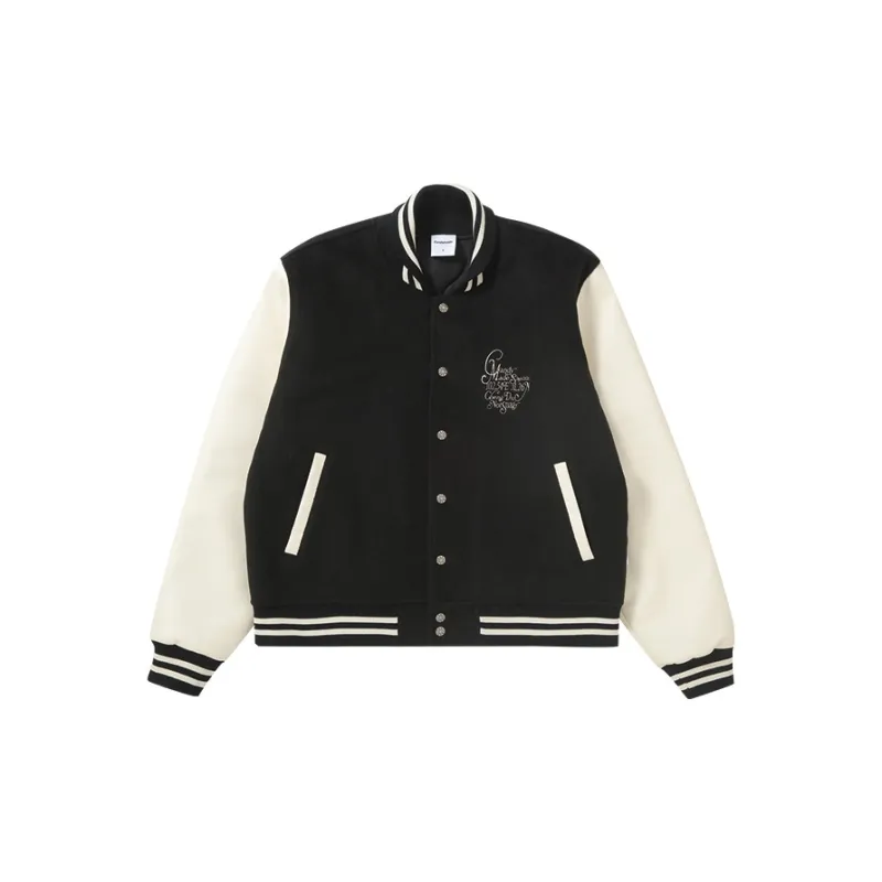 Candymade Haus Baseball Jacket Unisex Black-8