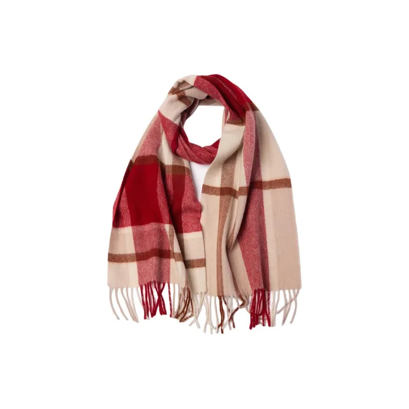 H YXIANG Wool Knit Scarves Women's-3