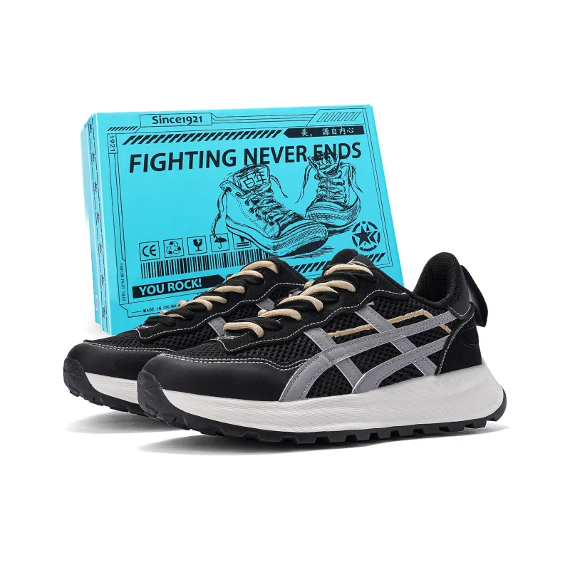 DOUBLE STAR 88 Breathable Impact Resistant Rebound Low Top Casual Shoes Men's-4