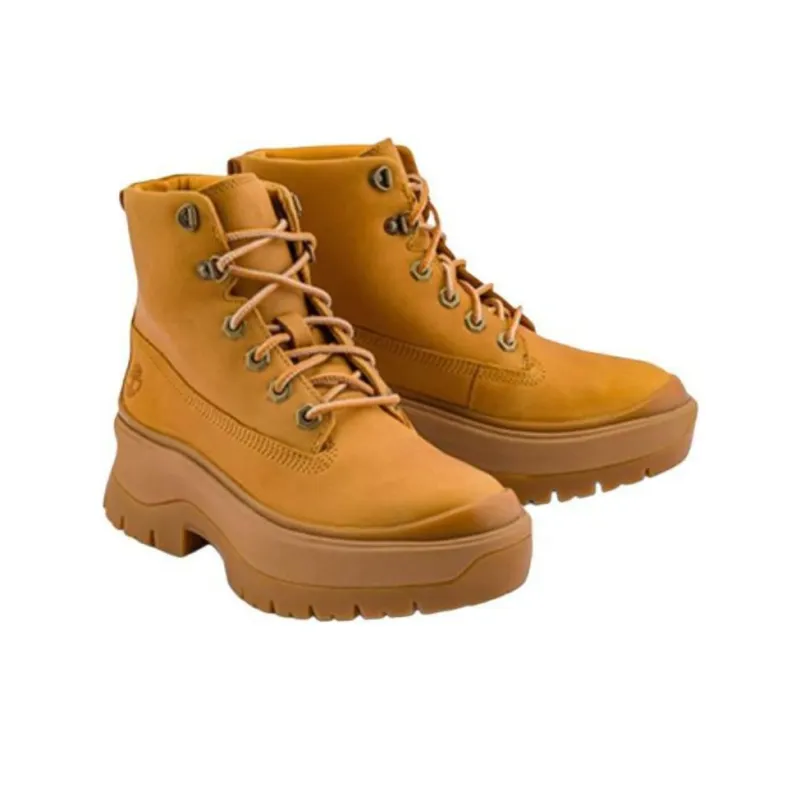 Timberland Wear Resistant Slip Resistant Crew Outdoor Boots Women's Yellow-4