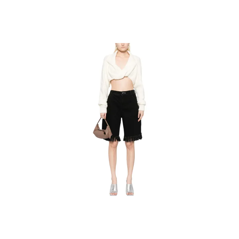 Christopher Esber Deconstruct Denim Short-1