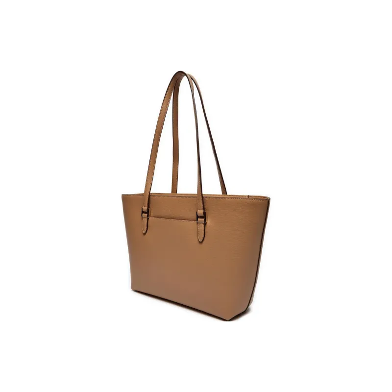 DKNY Leather Tote Bag, Shopping Bag, Shoulder Bag, Handbag Women's Brown-1