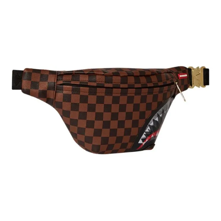SPRAYGROUND Artificial Leather Fanny Pack Women's Brown-2