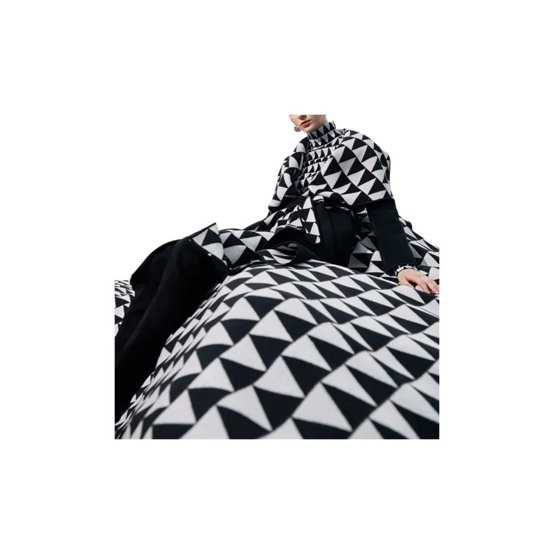 BESIONIA FW23 Coats Women's Black-4