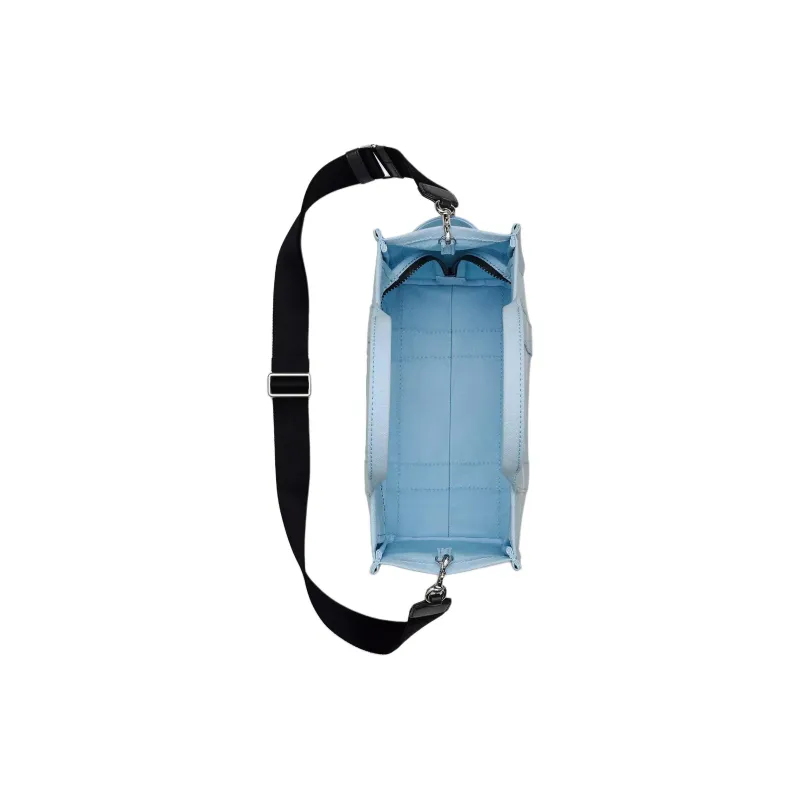 MARC JACOBS Cotton Tote Bag, Shopping Bag, Shoulder Bag, Crossbody Bag, Handbag Medium Size Women's Light Blue-3