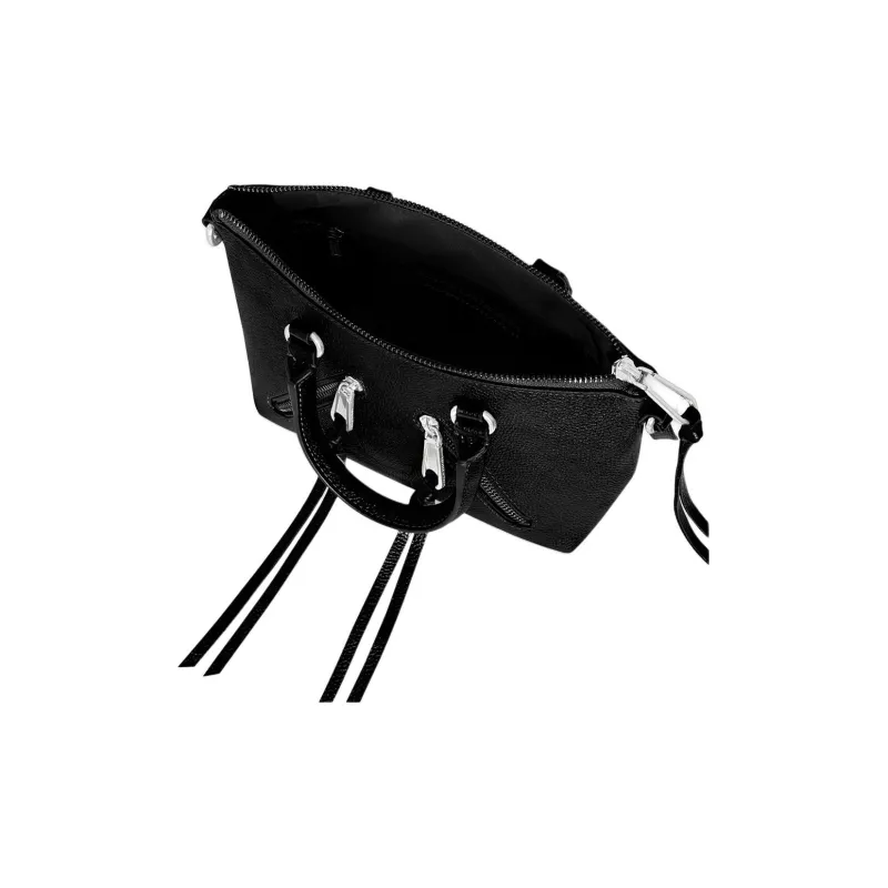 REBECCA MINKOFF Leather Shoulder Bag Crossbody Bag Women's Black-2