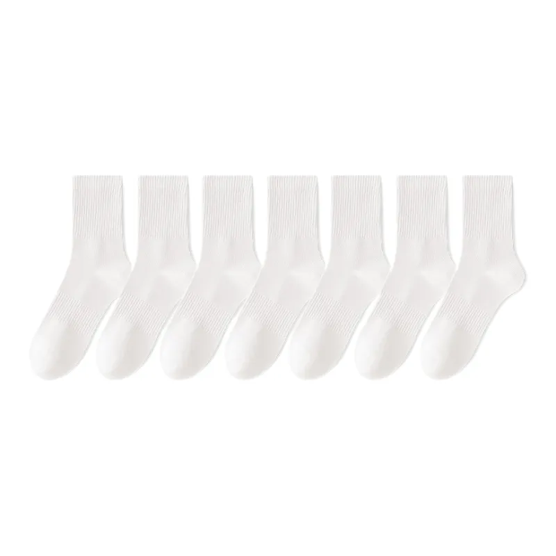 Lan Miao Mid Calf Socks Women's 7 Pack-12