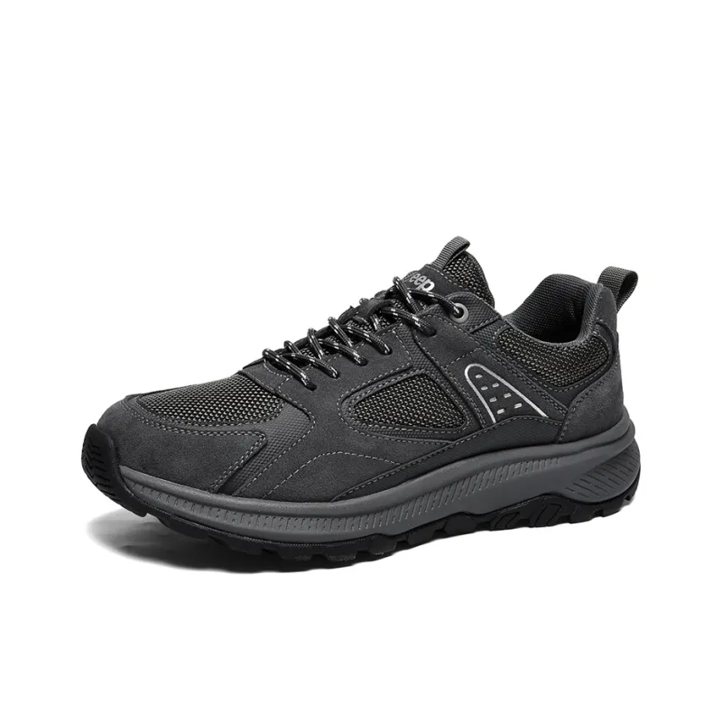 Jeep Sports Soft Sole Anti-Slip And Wear-Resistant Coverage Low-Top Trekking Shoes Men's-7
