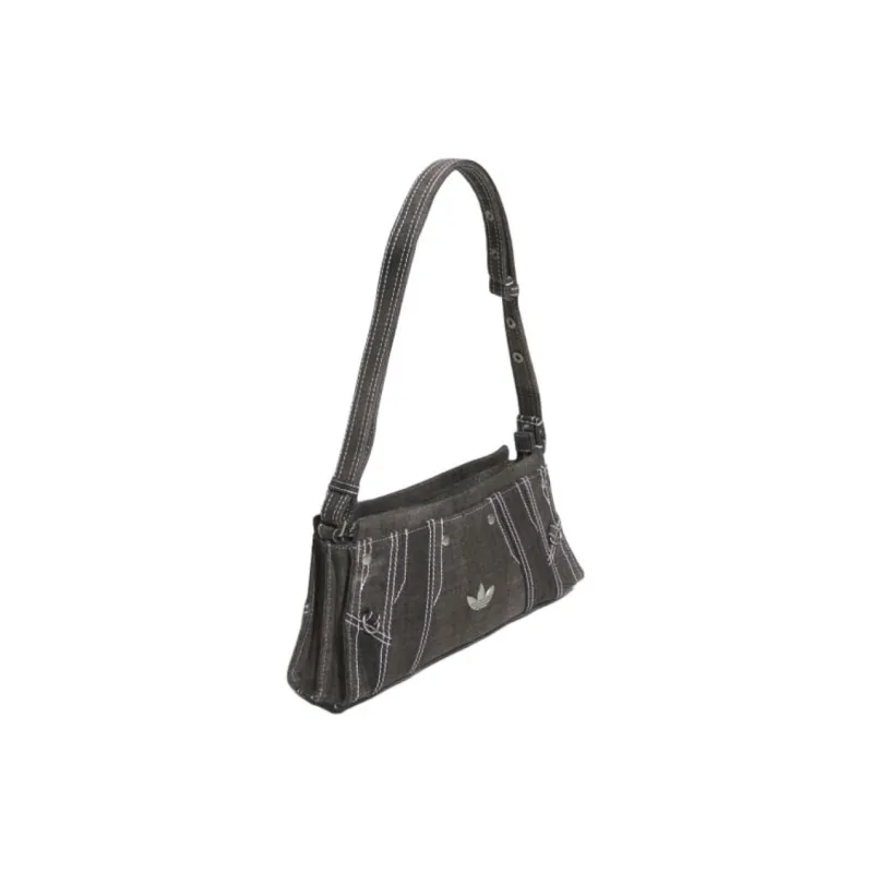 Adidas Originals Polyester One Shoulder Handbags Regular Women's Black-1
