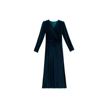 Late White Dress Women's Sapphire Blue