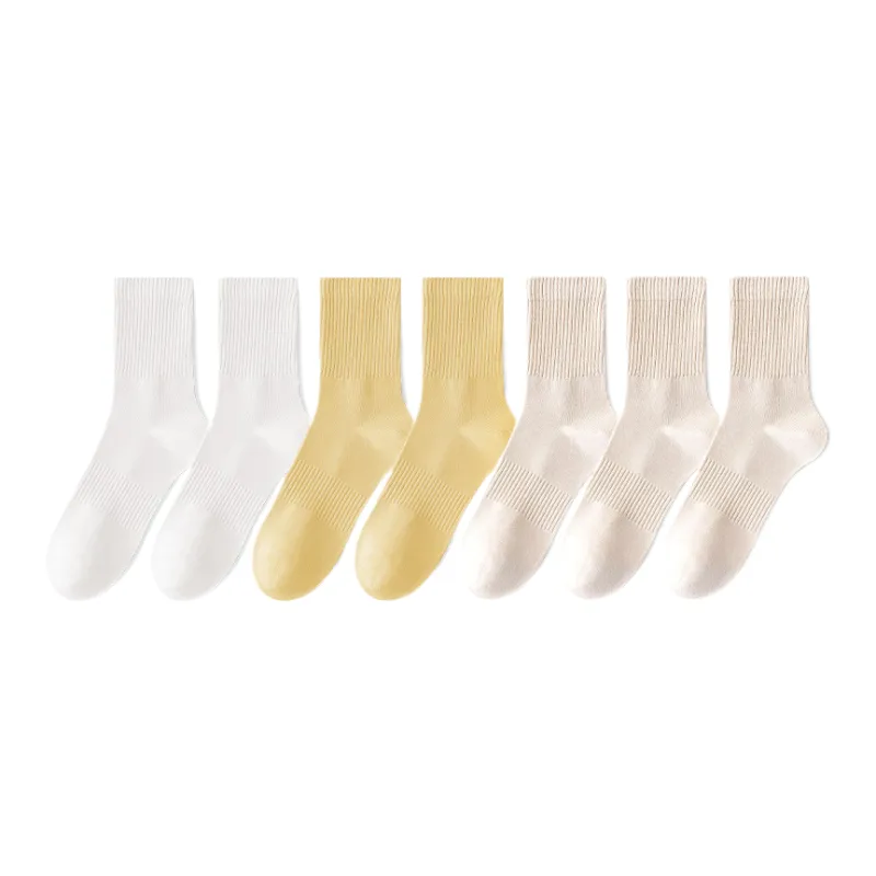 Lan Miao Mid Calf Socks Women's 7 Pack-10