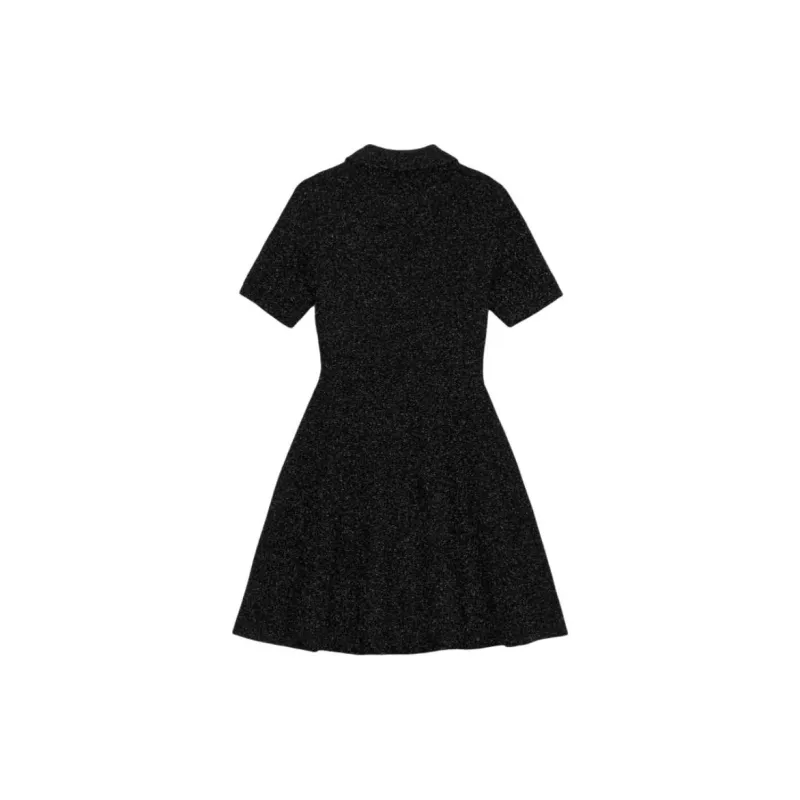 GANNI Sparkle Mini Dress-1