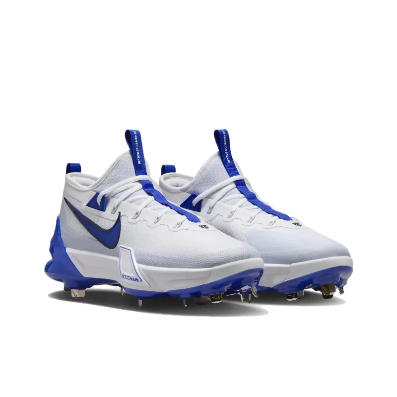 Nike Force Zoom Trout 9 Elite White Midnight Navy Football Grey Hyper Royal-3