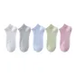 D Set-White+Light Gray+Light Blue+Light Green+Pink Purple (5 Pack)