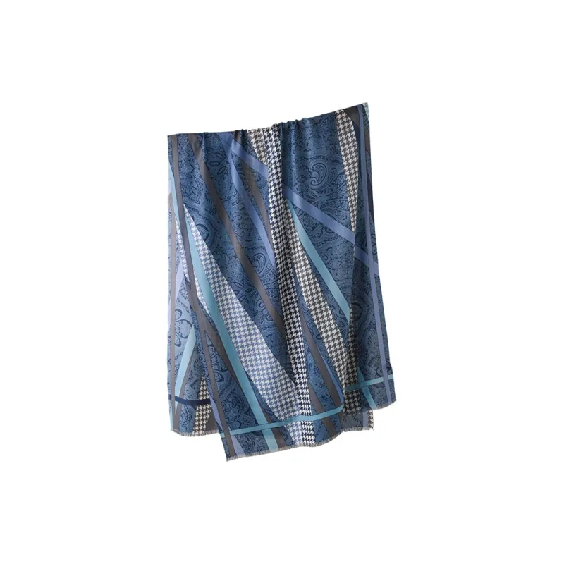 Hang Silk Road 100% Sheep Wool Knit Scarves Women's-0