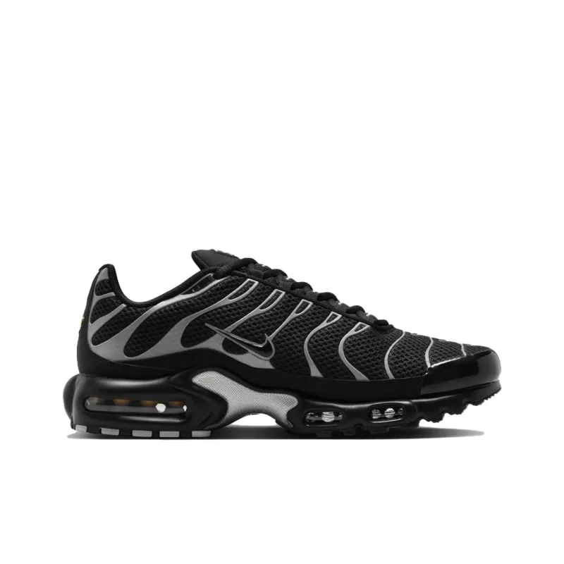 Nike Air Max Plus Premium Black Reflective Silver-1