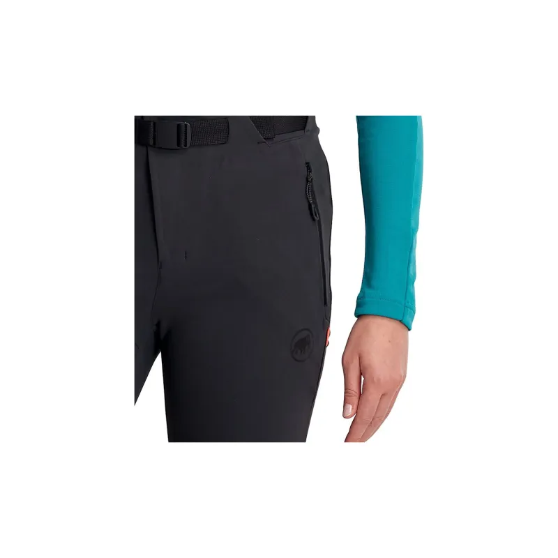 MAMMUT AC Casual Pants Women's Black Gray Color-3