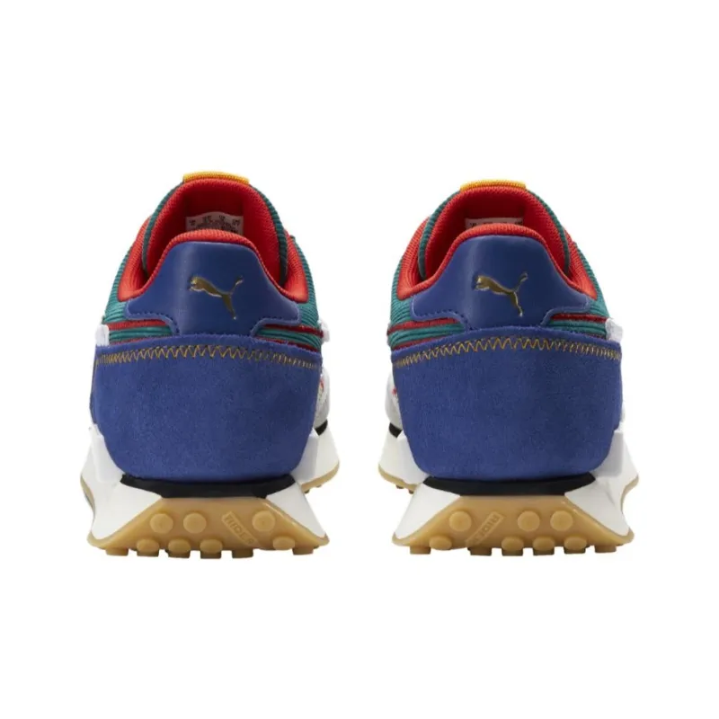 PUMA Future Rider Anti Slip Wear Resistant Low Top Casual Shoes Men's Beige Blue-2