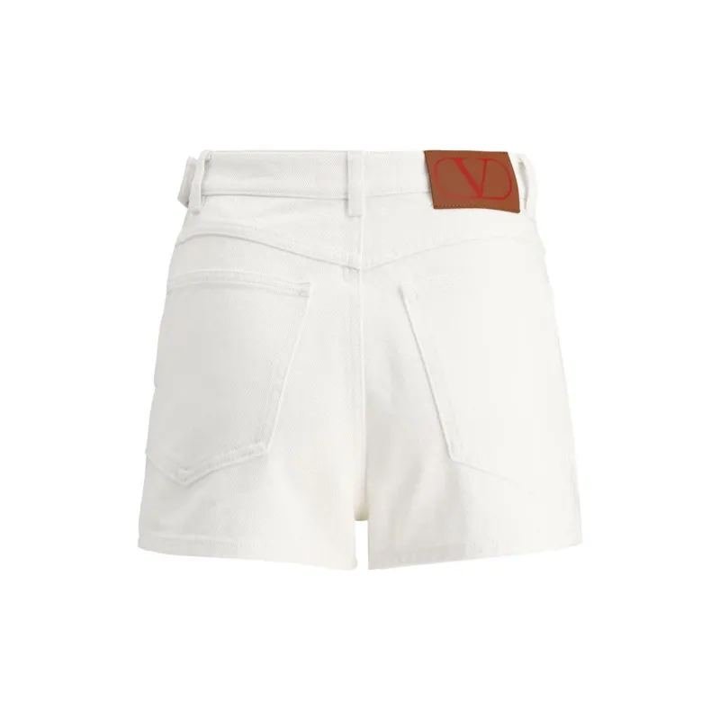 Valentino Casual Shorts Women's White-1
