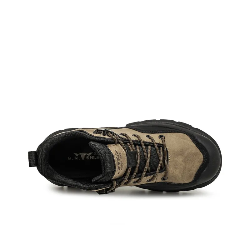 G.N.SHIJIA Wear Resistant Lightweight Height Increasing Coverage Low Top Casual Shoes Men's-3