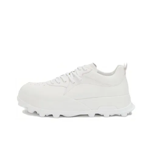 JIL SANDER Chunky Panelled Leather Sneakers