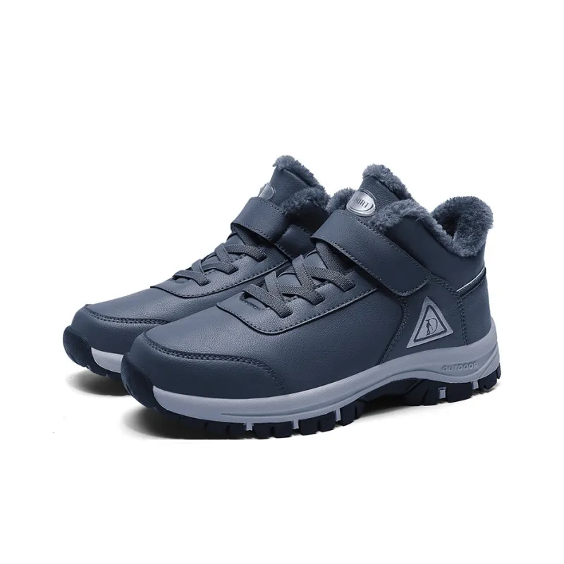 SMDXDMS Anti Slip Cushioning Warm High Top Sprint Running Shoes Unisex-36