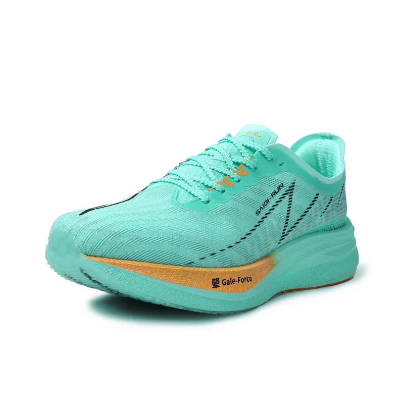 SAIQI Low Top Hui Technology Running Shoes Unisex Mountain Breeze In Green-2