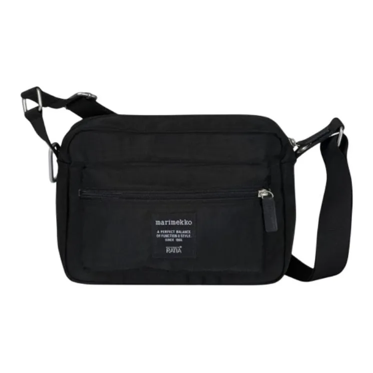 Marimekko Nylon Crossbody Bag Shoulder Bag Unisex Black-0