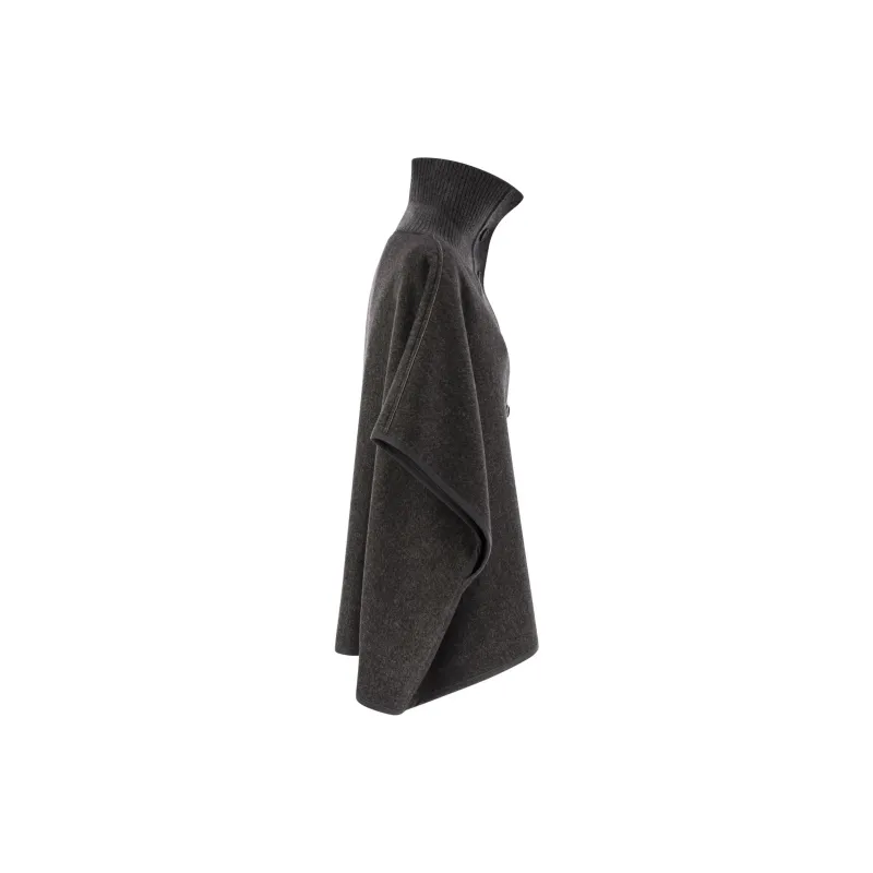 Fabiana Filippi Embellished Button Up Knitted Cape-2