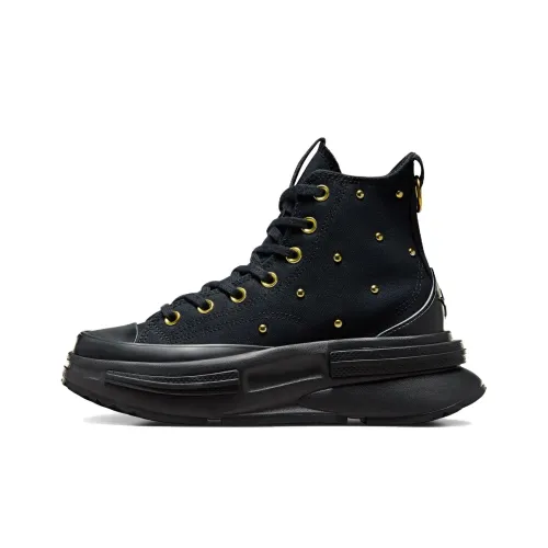 Converse Run Star Legacy CX Canvas Shoes Women's High-Top Black/Gold