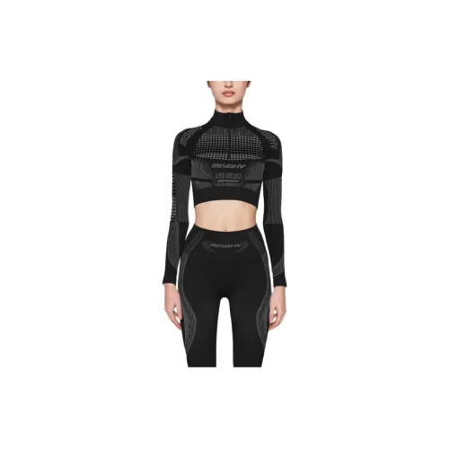 Misbhv Crop Tops Women's Black