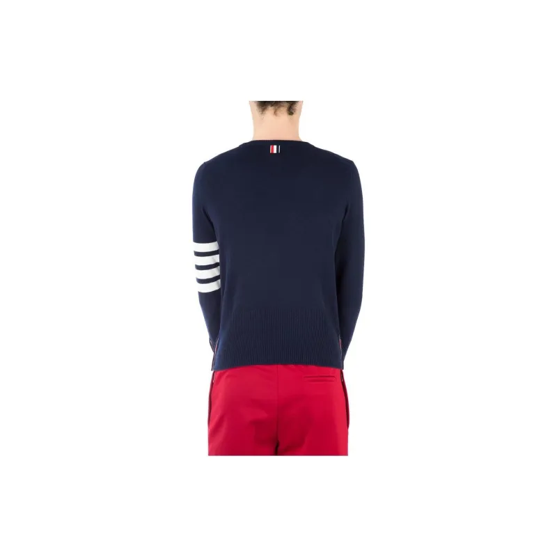 THOM BROWNE 4-Bar Knitted Jumper-4