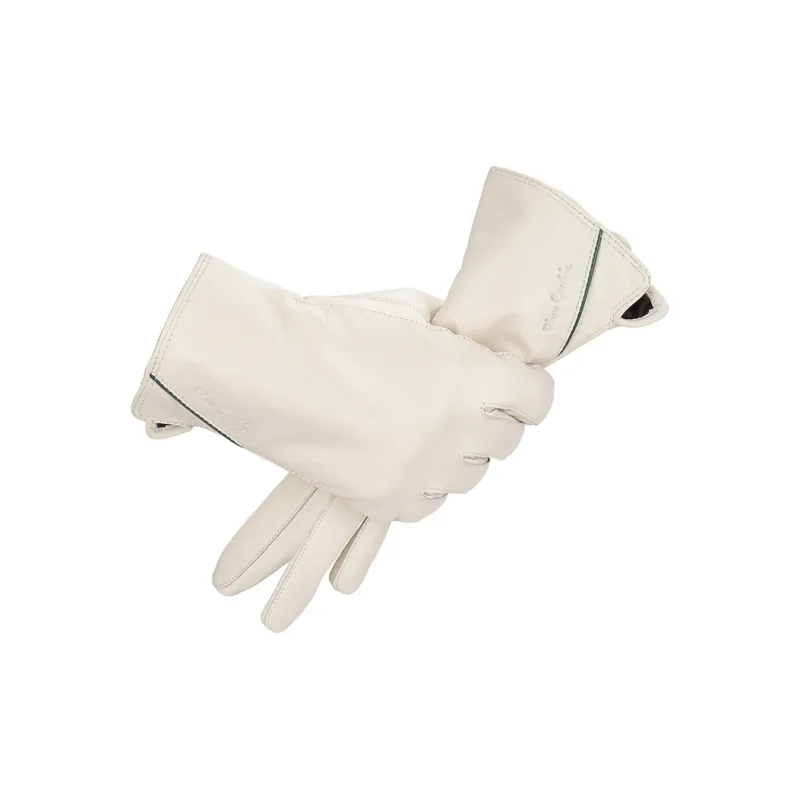 PIERRE CARDIN Sheepskin Winter Thickened And Fleece Lined Gloves Women's-7