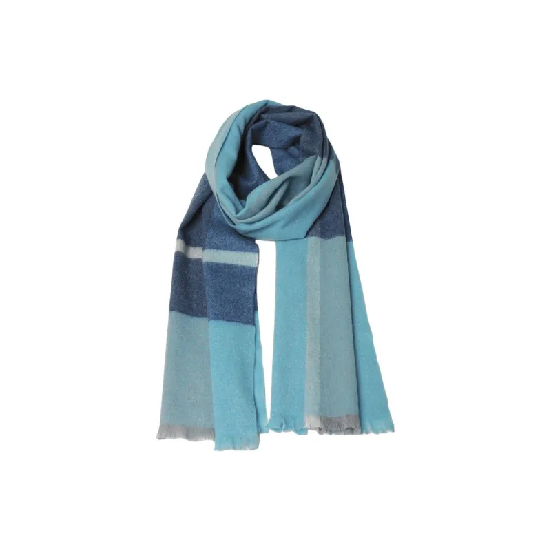 H YXIANG 100% Cashmere Knit Scarves Women's-2