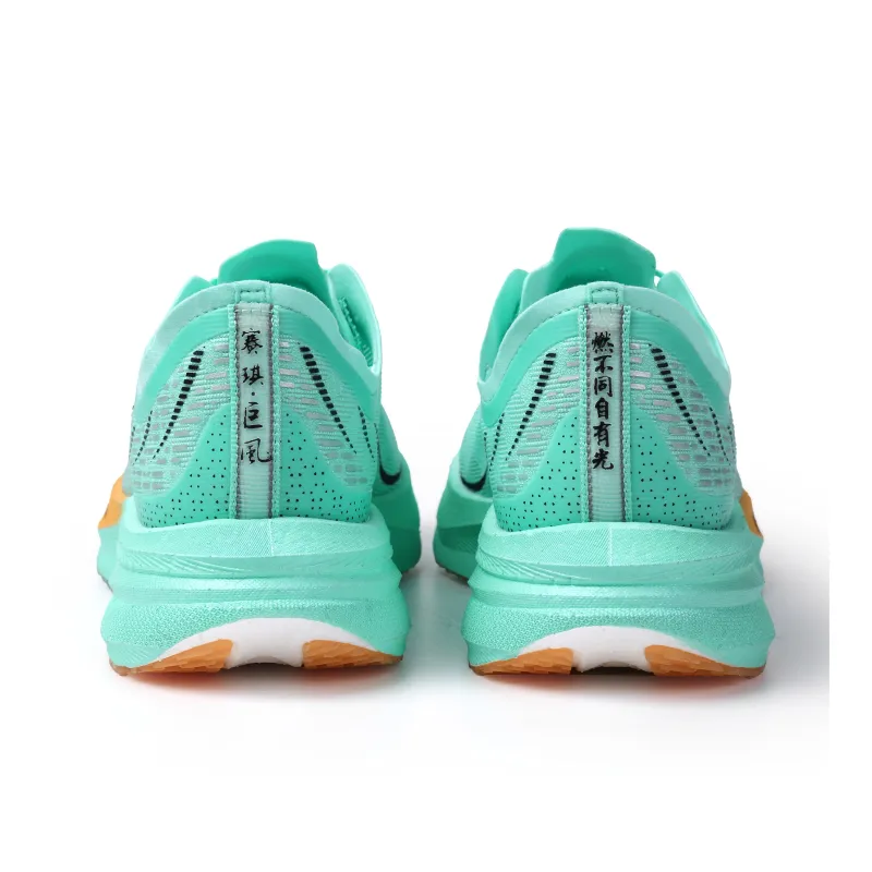SAIQI Low Top Hui Technology Running Shoes Unisex Mountain Breeze In Green-4
