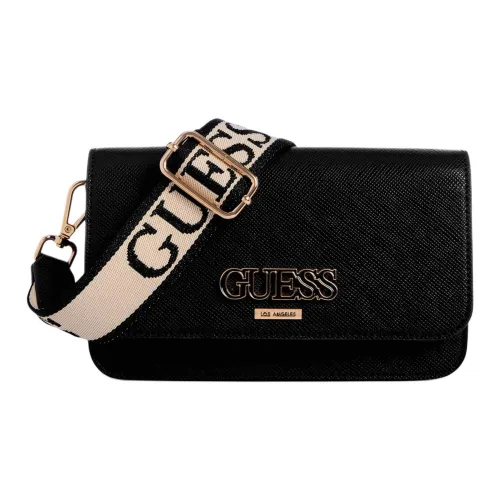 GUESS Artificial Leather Crossbody Bag Shoulder Bag Mini Women's Black