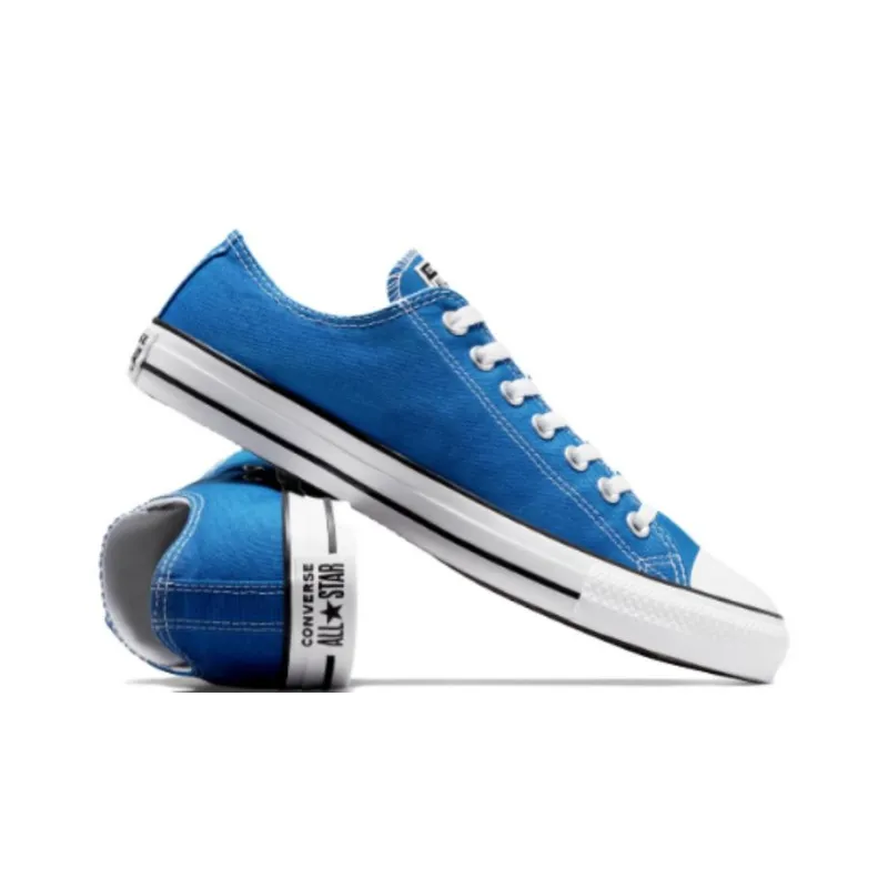 Converse Chuck Taylor All Star Non slip Lightweight Low Top Canvas Shoes Unisex Blue-3