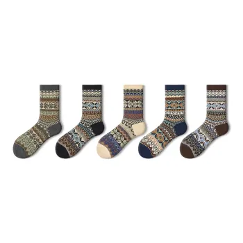 Primeet Mid Calf Socks Men's 5 Pack