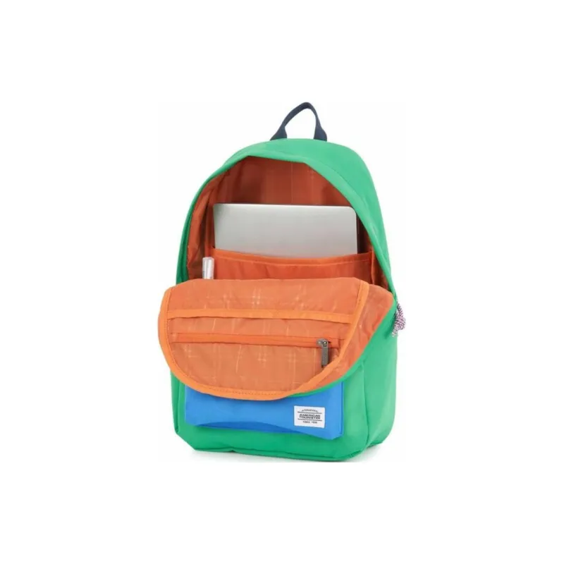 AMERICAN TOURISTER Polyester Backpack Unisex Green & Blue-5
