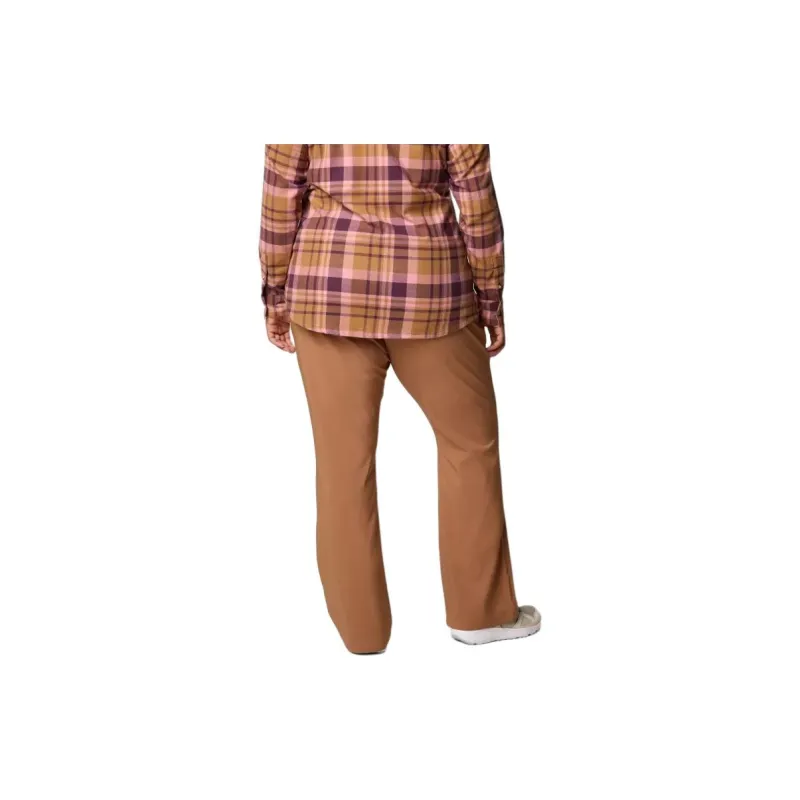 Columbia All Seasons Bootcut Pants - Plus Casual Pants Women's Camel Brown-2