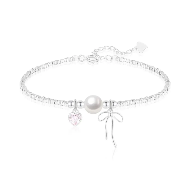 PRETTY DIARY S925 Silver Bracelets Women's-0