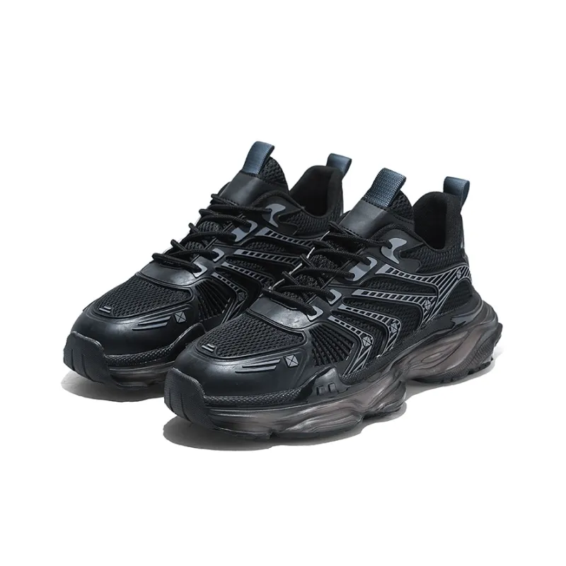 DM Wear Resistant Height Increasing Low Top Chunky Sneakers Men's Box Included-11