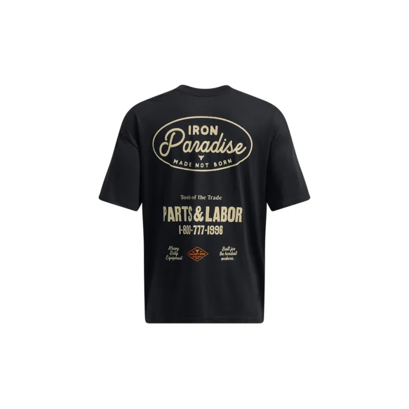 Under Armour ProjectRock T Shirt Men's Black-1