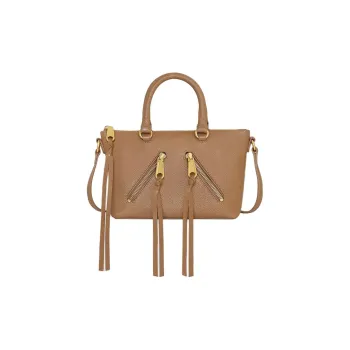 REBECCA MINKOFF Genuine Leather Shoulder Bag Crossbody Bag Women's Brown