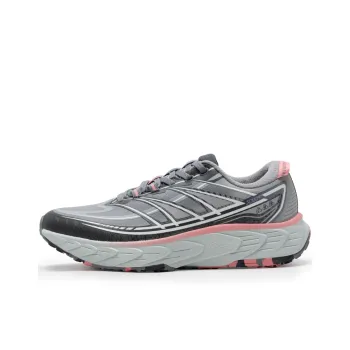 XTEP Anti Slip And Wear Resistant Rebound Low Top Casual Running Shoes Women's Gray Black