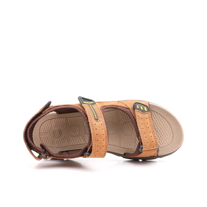 HANG TEN Beach Sandals Men Light Brown/Black Blue-2