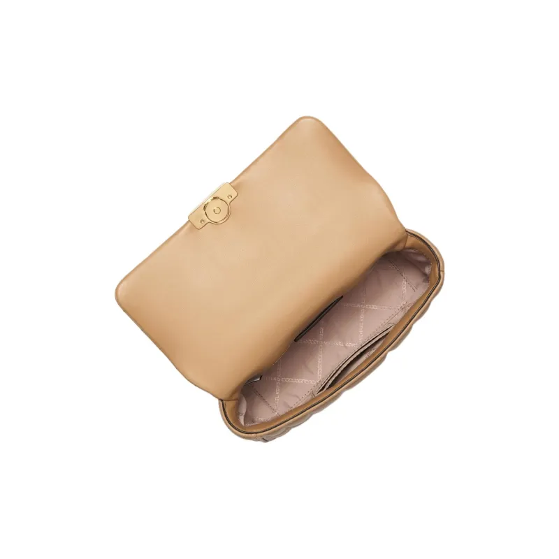MICHAEL KORS Sheepskin Crossbody Bag, Shoulder Bag Small Size Women's Camel-2