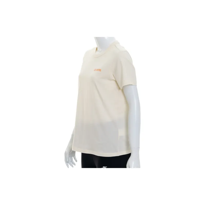 Skechers Sportlife T Shirt Women's Cream Ecru-3