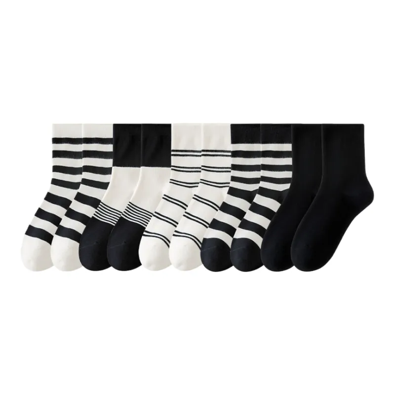 Lan Miao Mid Calf Socks Women's 10 Pack-1
